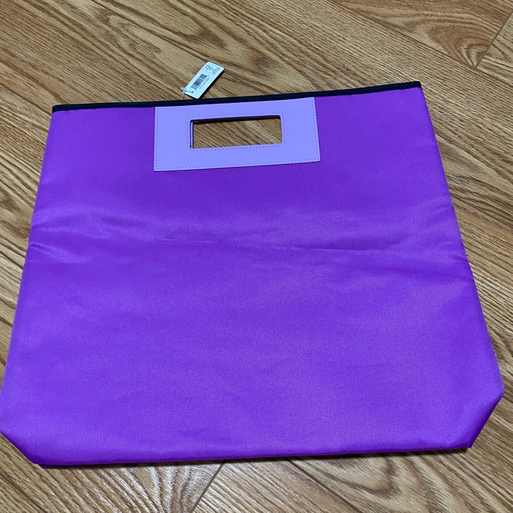 Clinique Purple Tote Bag